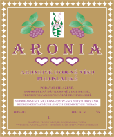 Etiketa : Aroniové víno ovocné